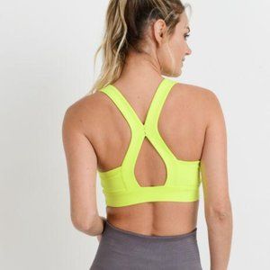 Neon Racerback Sports Bra